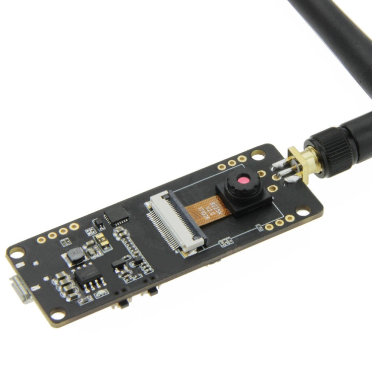 TTGO T-Journal Lens OV2640 SMA WiFi Camera Module 0.91 OLED Development Board with 3dbi Antenna, T-Journal Lens