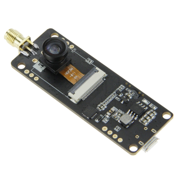 TTGO OV2640 Fish-eye Lens Camera Module OLED WiFi Development Board SMA 0.91 with 3dbi Antenna, Fish-eye Lens