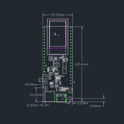 TTGO T-Koala ESP32 Bluetooth WiFi Module 4MB Based on ESP32-WROVER-B Development Board, ESP32-WROVER-B