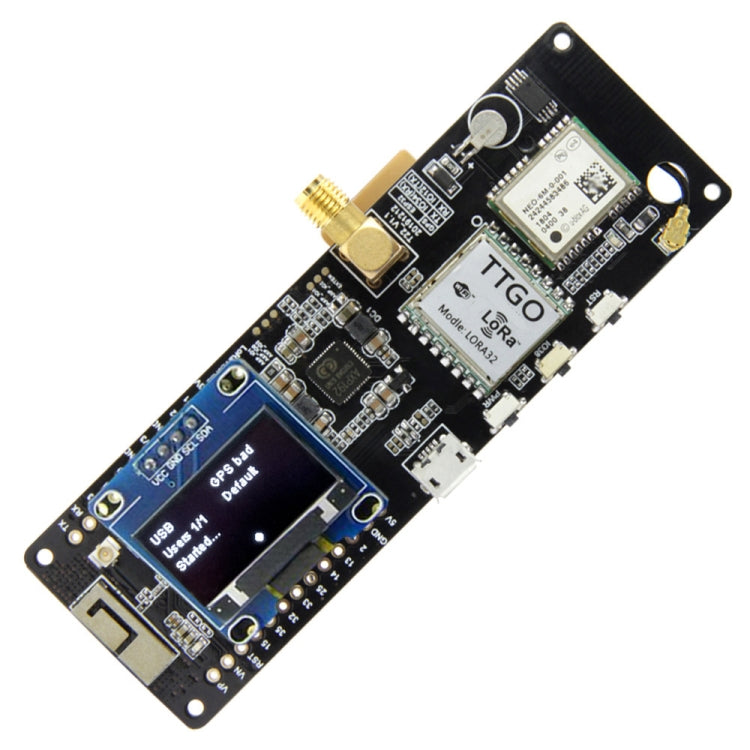 TTGO Meshtastic T-Beam V1.1 ESP32 923 MHz OLED WiFi Bluetooth GPS NEO-6M SMA 18650 Supporto batteria, 923MHZ OLED