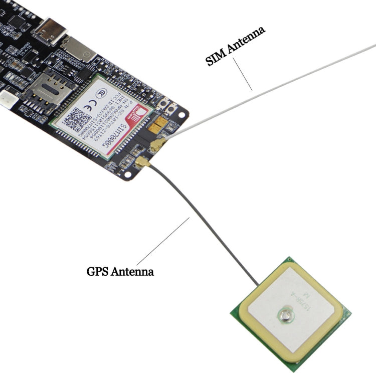 TTGO T-SIM7000G ESP32 WiFi Bluetooth 18560 Battery Support Solar Charging Module Development Board, T-SIM7000G