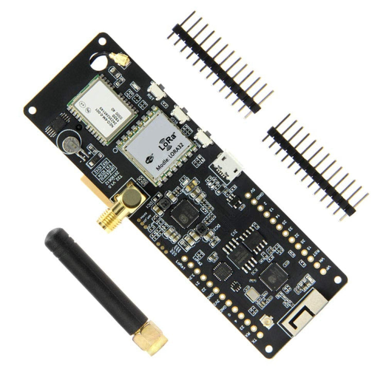 TTGO T-Beamv1.0 Chipset ESP32 Modulo WiFi Bluetooth 433 MHz Modulo GPS LoRa NEO-6M con antenna SMA, versione originale, Original Version 433MHz