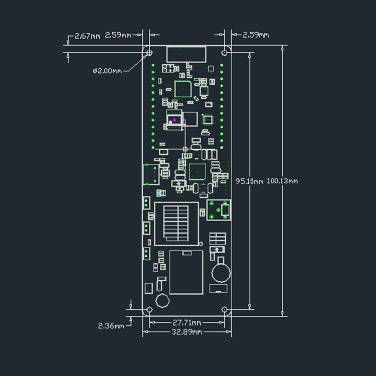 TTGO T-Beam ESP32 WiFi Module Bluetooth 433MHz GPS NEO-M8N LORA 32 Module with Antenna and 18650 Battery Holder, 433MHz