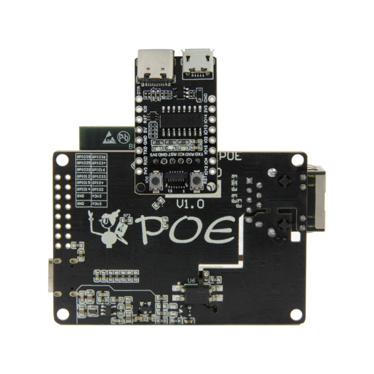 Scheda di estensione downloader modulo TTGO T-Internet-POE ESP3, Downloader Board