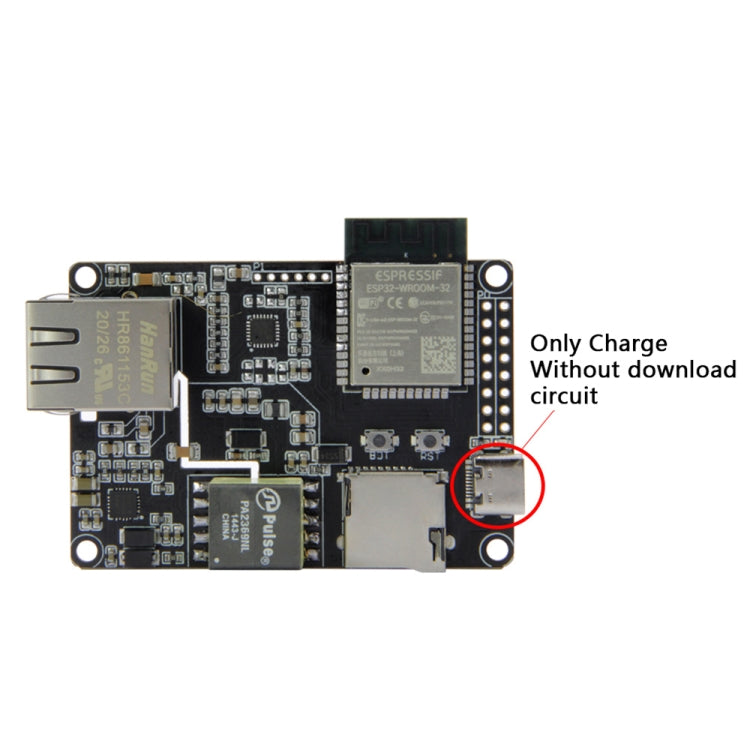 TTGO T-Internet-POE ESP3 Module Ethernet Adapter Extension Card, Ethernet Adapters