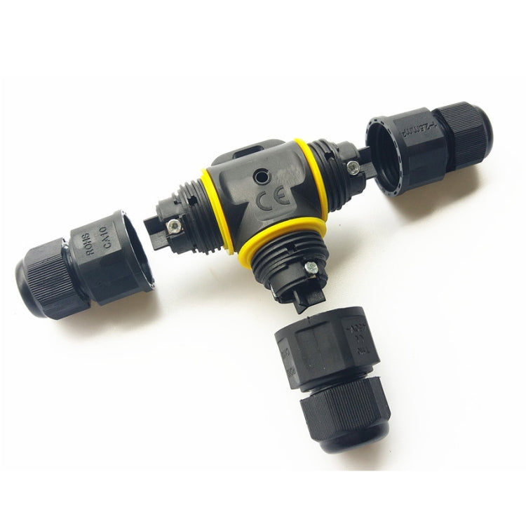 Connettore cavo tipo T a 3 pin impermeabile IP68 XYT21, XYT21