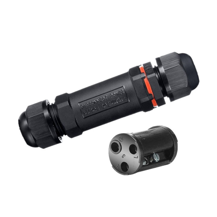 Connettore cavo dritto 3 pin impermeabile IP68 XY20