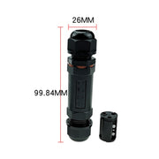 Connettore cavo dritto 3 pin impermeabile IP68 XY20