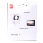 Proteggi schermo LCD ultra trasparente + pellicola protettiva per obiettivo in vetro per fotocamera Xiaomi Xiaoyi II 4K