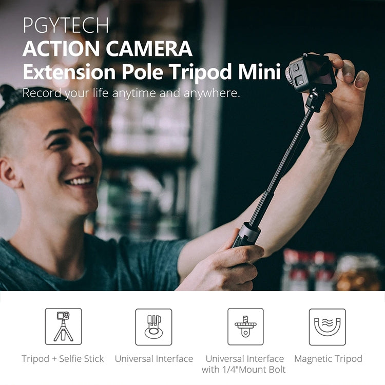 PGYTECH P-GM-117 Action Camera Treppiede Estensione Selfie Stick per DJI Osmo Action, P-GM-117
