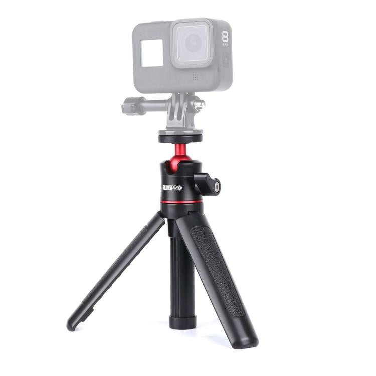 RUIGPRO Supporto treppiede pieghevole multifunzionale Selfie Monopiede Stick con testa a sfera per GoPro Hero11 Black / HERO10 Black / HERO9 Black /HERO8 / HERO7 /6 /5 /5 Session /4 Session /4 /3+ /3 /2 /1, Insta360ONE R, DJI Osmo Action e altre action...