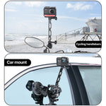 Estensore per braccio di estensione in alluminio per GoPro Hero11 Black / HERO10 Black / HERO9 Black /HERO8 / HERO7 /6 /5 /5 Session /4 Session /4 /3+ /3 /2 /1, Insta360 ONE R, DJI Osmo Action e altroTelecamere d'azione