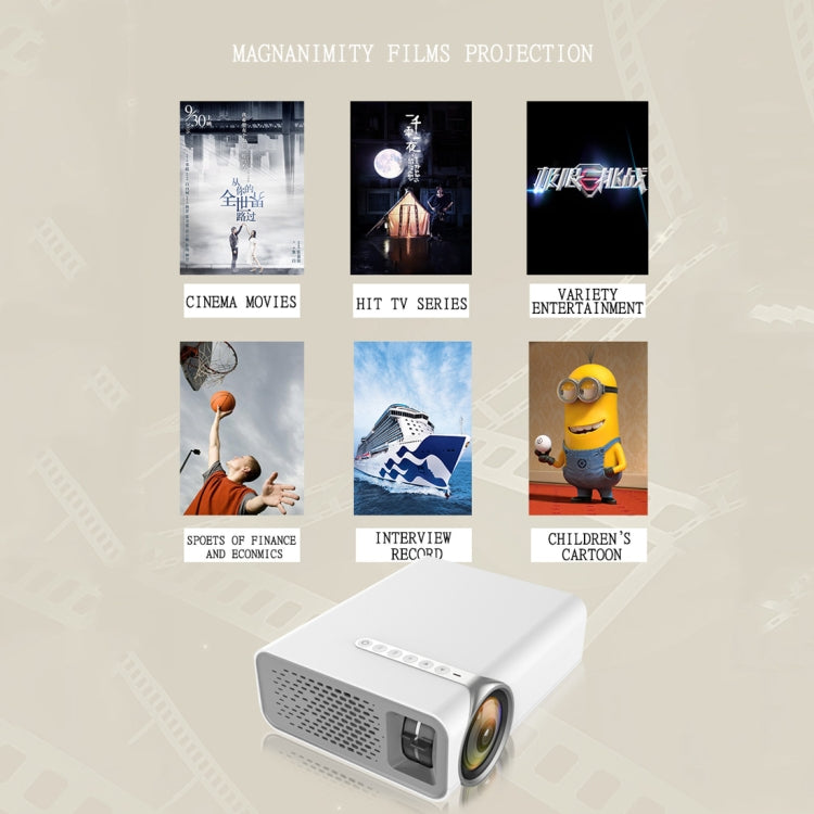 Proiettore LCD HD YG520 1800 lumen con altoparlante integrato