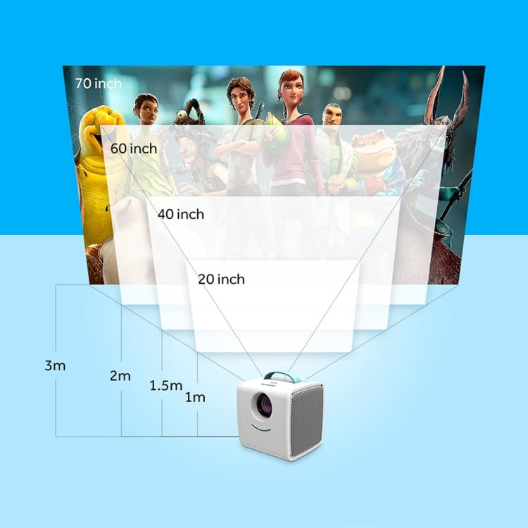 Videoproiettore per bambini LCD HD 1080P 30 lumen