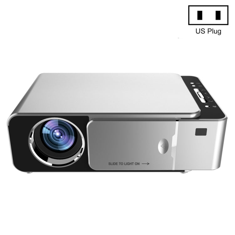 T6 3500ANSI Lumens 1080P LCD Mini Theater Projector, Standard Version US Plug