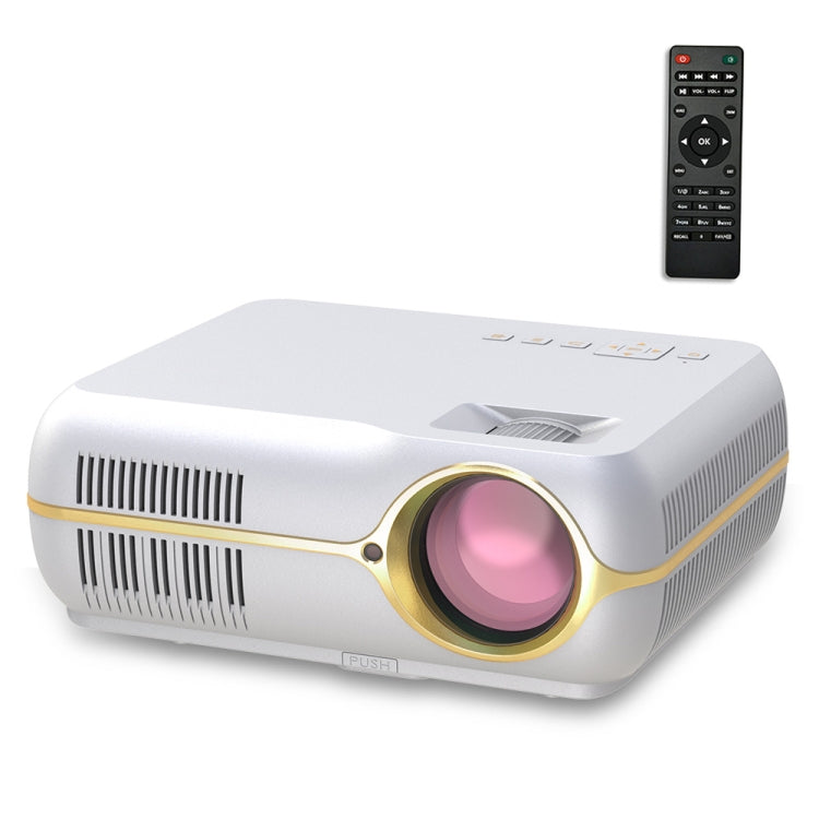 DH-A10 5.8 inch HD Smart Projector 4200 Lumens 1280 x 800P with Remote Control Android 6.0 OS Support WiFi Bluetooth HDMIx2 USBx2 VGA AV IN/RCA RJ45 LAN