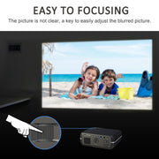 Proiettore intelligente HD DH-A10 da 5,8 pollici, 4200 lumen, 1280 x 800P, con telecomando, sistema operativo Android 6.0, supporto WiFi, Bluetooth, HDMIx2, USBx2, VGA, AV IN/RCA, RJ45, LAN
