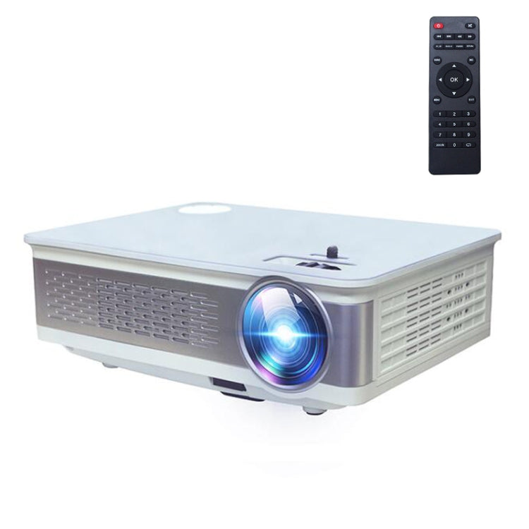 Z720 5.8 inch Single LCD Display Panel 1280x768P Smart Projector with Remote Control, Support AV/VGA/HDMI/USBX2/SD Card/Audio