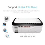 Wejoy L6 5 inch 200 ANSI Lumens 1920 x 1080P HD Smart Projector, Support 1 x AV / 1 x VGA / 1x HDMI / 2 x USB, Normal Version