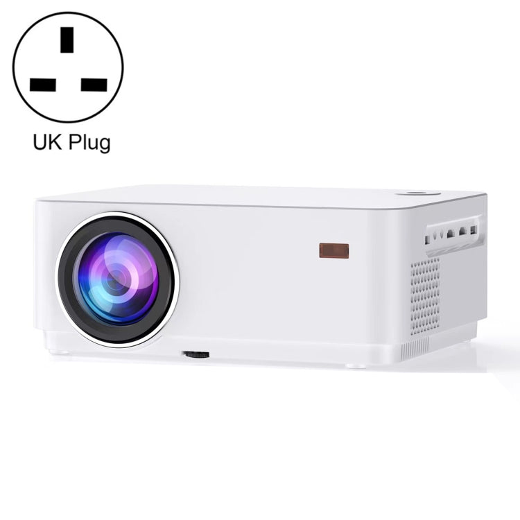 TB612 Smart Projector with LED+LCD Technology 2200 ANSI Lumens, Resolution 800x400, Support AV/HDMI/SD Card/USB/VGA/TV, UK Plug, Screen Mirroring System