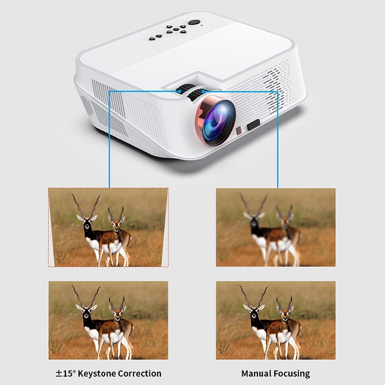 VS626 Android 3500ANSI lumens 1080*720 resolution LED+LCD technology smart projector, support AV/HDMI/SD card/USB/VGA, Android