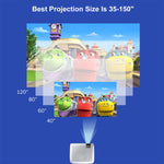 Proiettore digitale HD LED portatile 1600 lumen D40S