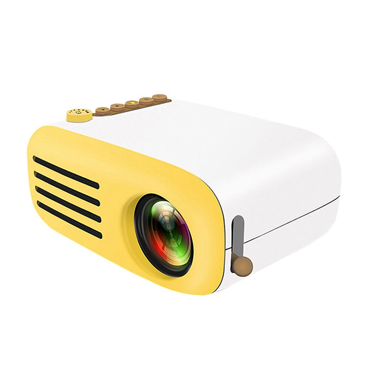 YG200 Mini Portable Pocket Projector LED AV SD HDMI Video Game Home Theater Video Projector (Yellow & White), DMP0118BW, DMP0118YW