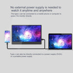 Display portatile HD 14 pollici 1080P ultrasottile M8