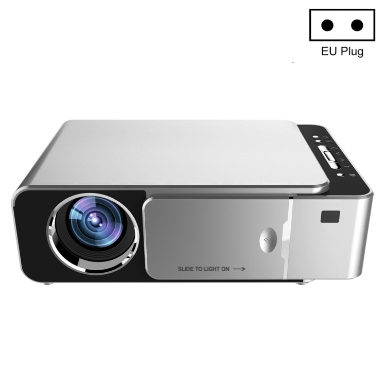 T6 2000ANSI Lumens 1080P LCD Mini Theater Projector, Phone Version, EU Plug, Phone Version EU Plug