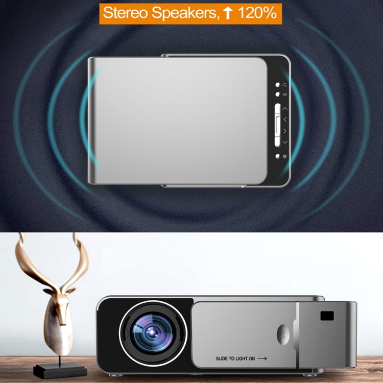 Mini theater projector T6 2000ANSI lumen, Android 7.1 RK3128 Quad Core, 1GB+8GB, EU plug, Android Version EU Plug