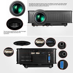 Proiettore LED Home Theater 1800 lumen 1280x800 con telecomando