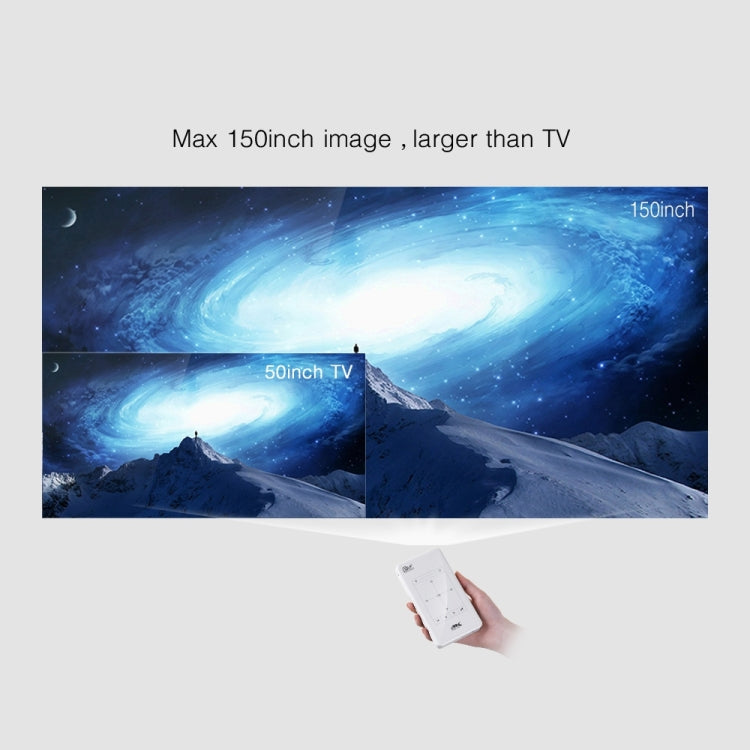 Mini proiettore portatile 4K Ultra HD DLP con Android 6.0