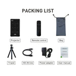 Mini proiettore portatile 4K Ultra HD DLP con Android 6.0