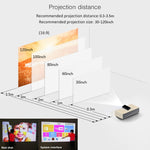 Mini proiettore portatile 4K Ultra HD DLP con Android 6.0