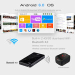 Mini proiettore portatile 4K Ultra HD DLP con Android 6.0