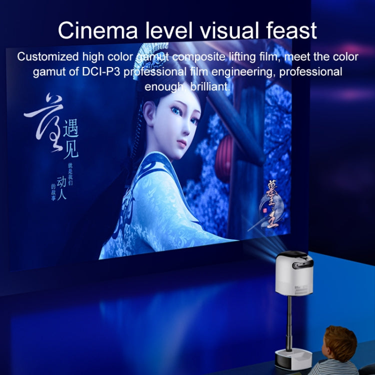 TS-1 1080P Android HD System Convenient Built-in Smart Lift Projector