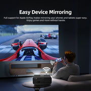 AUN U001 Proiettore digitale HD LED Home Theater portatile 4K 18000 lumen, EU Plug