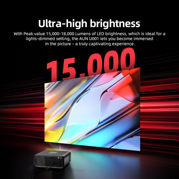 Proiettore digitale HD LED 4K 18000 lumen EU Plug