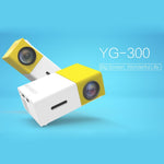 YG-300 Proiettore LED Home Theater HD 400-600 lumen