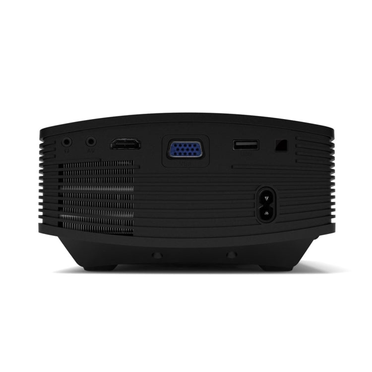 YG510 1200 LUX 800*480 HD Home Theater LED Projector, Support HDMI & VGA & AV & TF & USB, YG510 Black