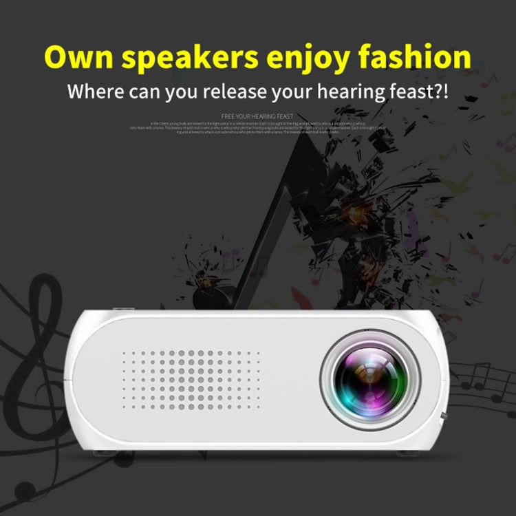 YG320 Mini LED Projector 320*240 Home Theater, Support HDMI, AV, SD and USB, YG320 Black, YG320 Silver, YG320 White