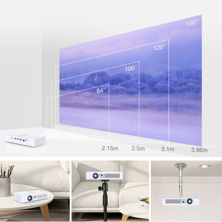 Proiettore DLP Smart 3D Android 6.0 3800 lumen
