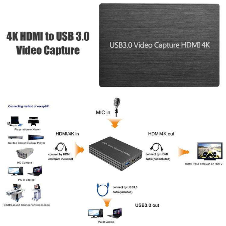 Scheda acquisizione video HD USB 3.0 HDMI 4K NK-S300