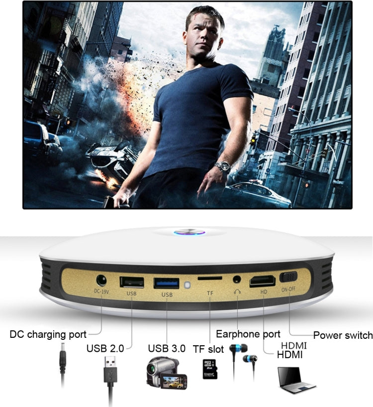 Proiettore portatile CACACOL ITC-DO8 220LM WiFi Android