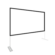 Polyester Foldable Projector Film Curtain with External Bracket, Size:84 inch (16:9), Size:84 inch