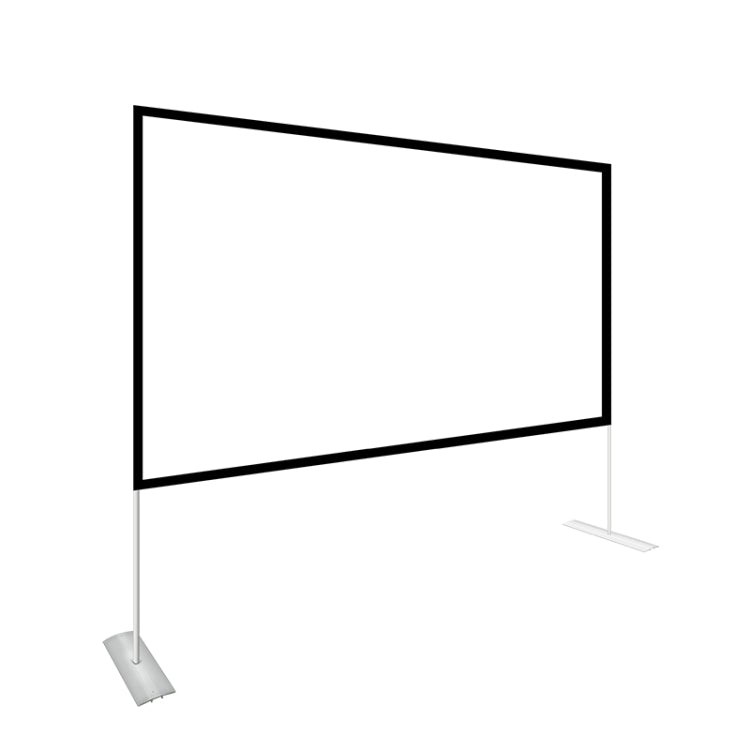 Polyester Foldable Projector Film Curtain with External Bracket, Size:84 inch (16:9), Size:84 inch