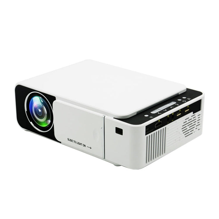 Proiettore intelligente T5 da 100 ANSI lumen 800x400 con tecnologia LED+LCD 480P, supporto HDMI/scheda SD/2 x USB/audio da 3,5 mm, versione ordinaria, Ordinary Version