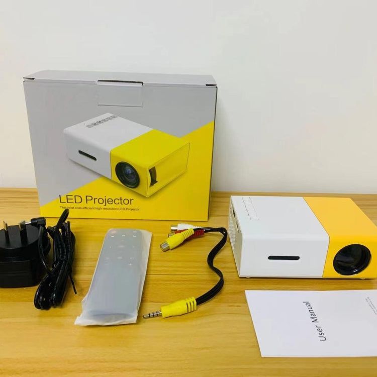 Proiettore LED portatile YG300 400LM con telecomando