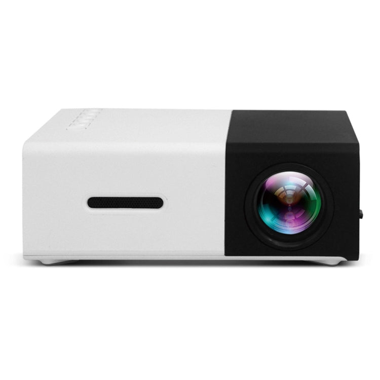 YG300 Mini Portable Home Theater LED Projector 400LM with Remote Control, Support HDMI, AV, SD, USB Interfaces, (Built-in 1300mAh Lithium Battery)