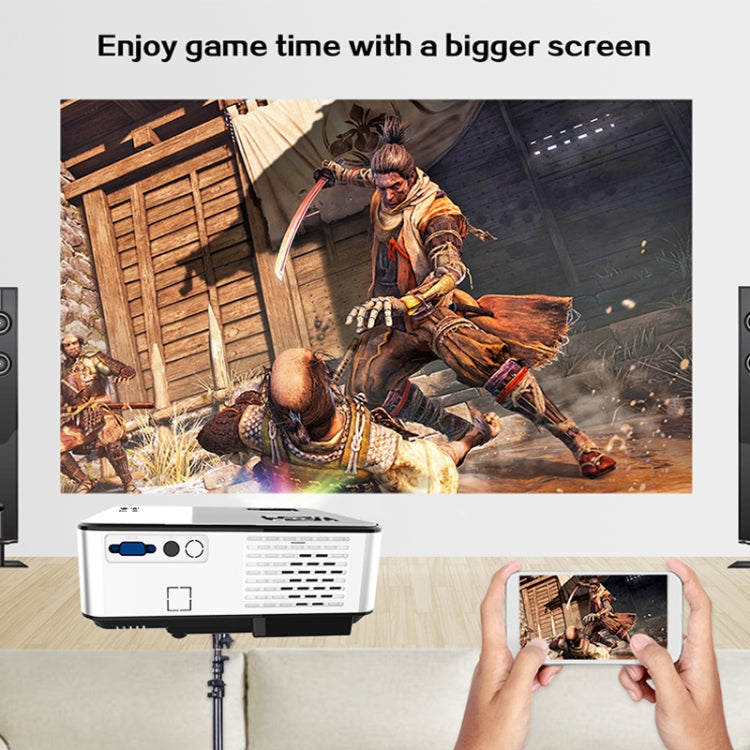 Cheerlux C9 1920x1080P HD Android Smart Projector, Support HDMI x 2 / USB x 2 / VGA / AV, C9 (Android)